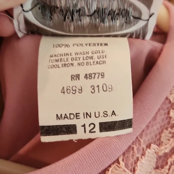 Misses Vintage Bobbi's Girl Formal Dress Size 12; photo 2 true color - Picture 6 of 7